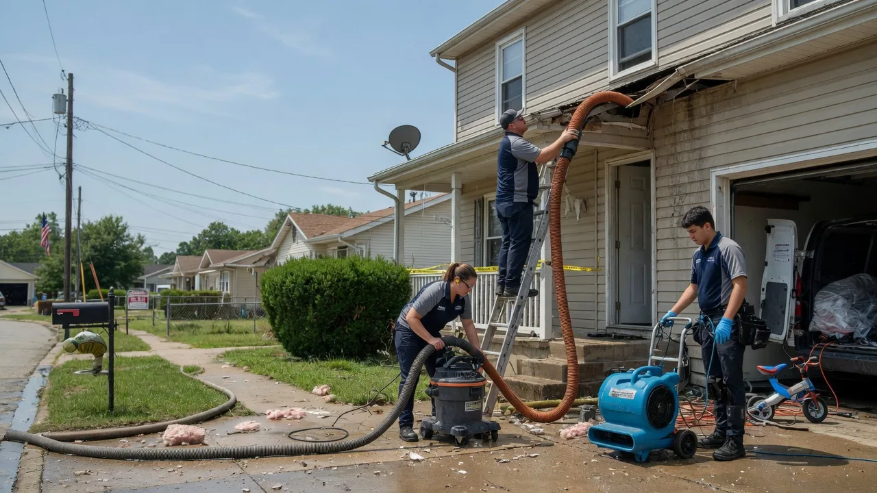 Water Damage Restoration in England, AR near me